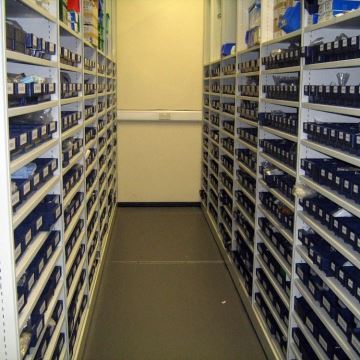 Stock Room Mobile Shelving and Roller Racking